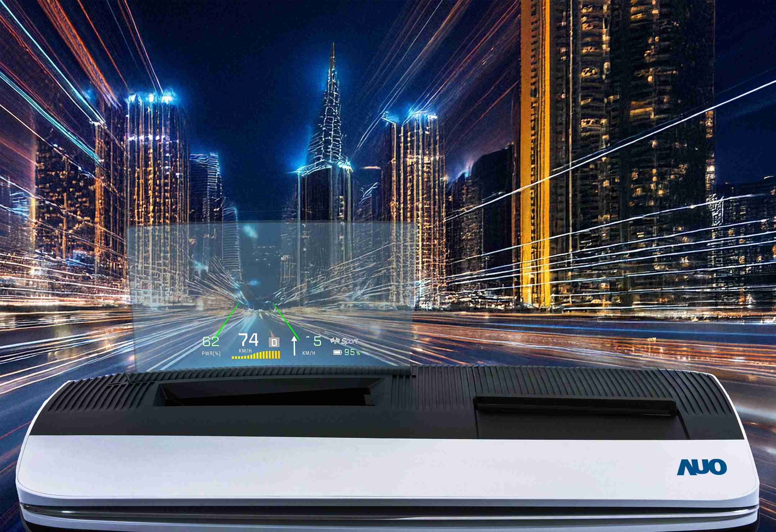 28国际推出13吋Micro LED抬头显示器，，，提供高入眼亮度、、、、高色彩饱和度的显示质量，，在阳光下或黑暗中都清晰可见，，并利用Micro LED模块体积小的优势，，，解决车用空间有限的痛点