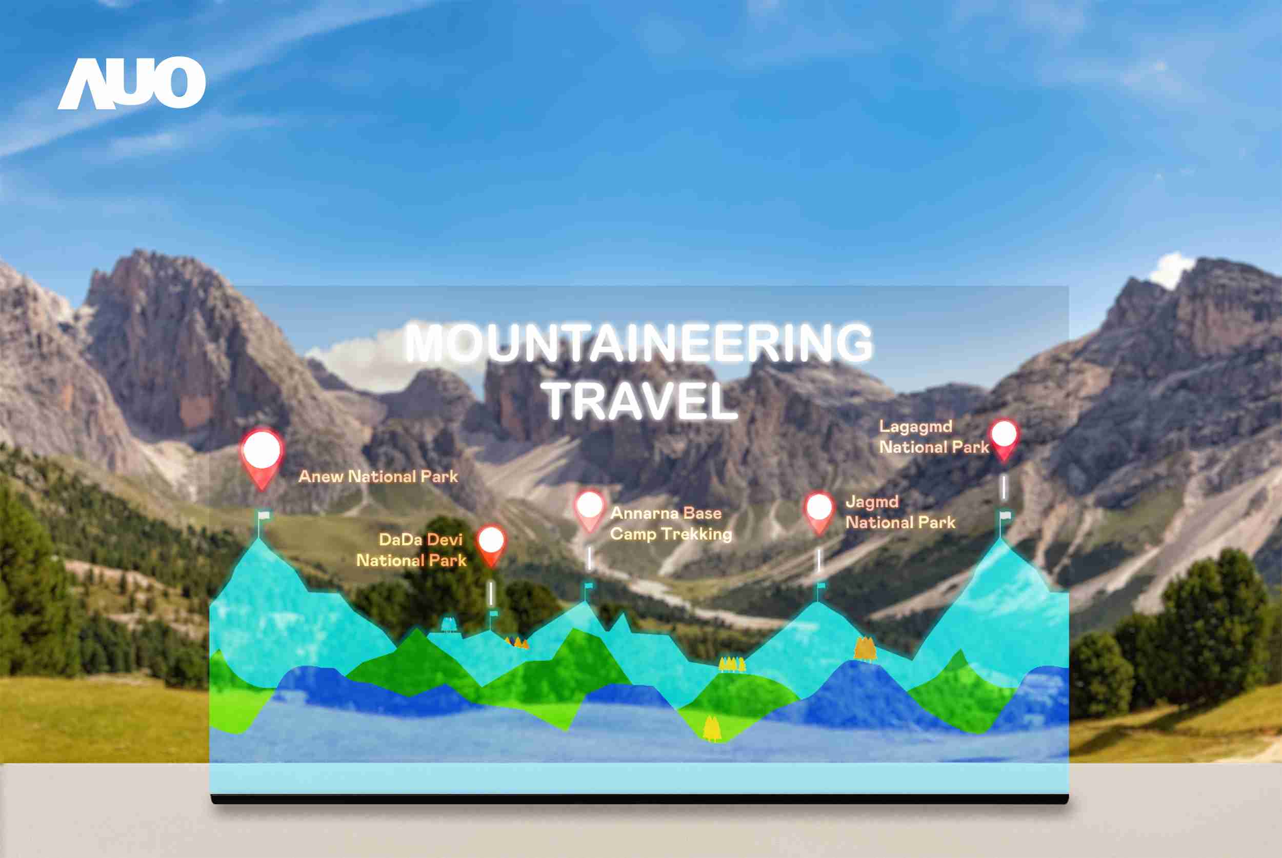 28国际展示全球单片尺寸最大(*)42吋透明Micro LED显示器拼接而成的〝64吋透明Micro LED显示器〞，，，具备高透明度、、1,000 nits高亮度、、、、广色域、、、采用三边无边框的无缝拼接等多重特色，，，，呈现超高清、、细腻画质而不遮挡后方视觉，，，满足层峰需求，，可广泛运用于零售、、、、艺术展览或商业空间等场域