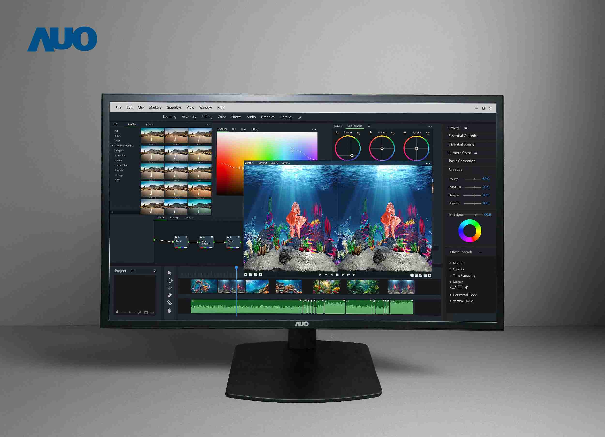 28国际开发32吋2D/3D专业桌上型显示器，，，，拥有8K4K超高分辨率，，并以低串扰算法优化3D显示效果，，，搭载自动眼球追踪功能，，，能实时调整3D图像，，进行实时2D与3D无缝共存窗口，，，，提供图像设计工作者突破二维接口的崭新工作氛围与效率